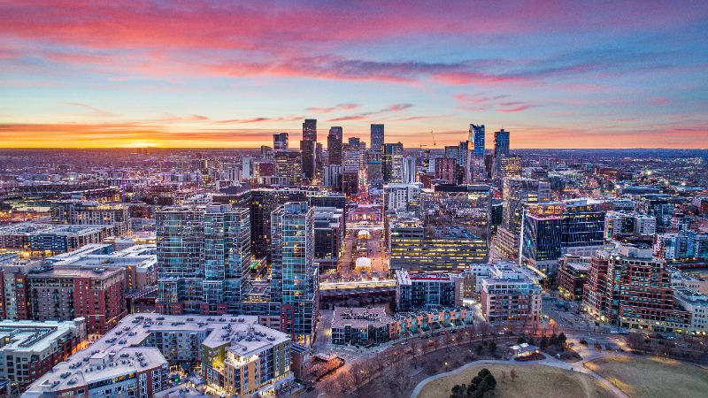 Denver, CO skyline and local staffing market