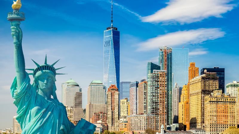 New York, NY skyline and local staffing market